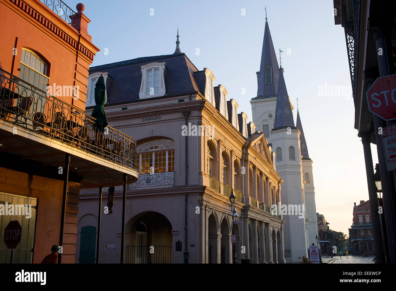 Chartres Street, New Orleans, Louisiana Foto Stock