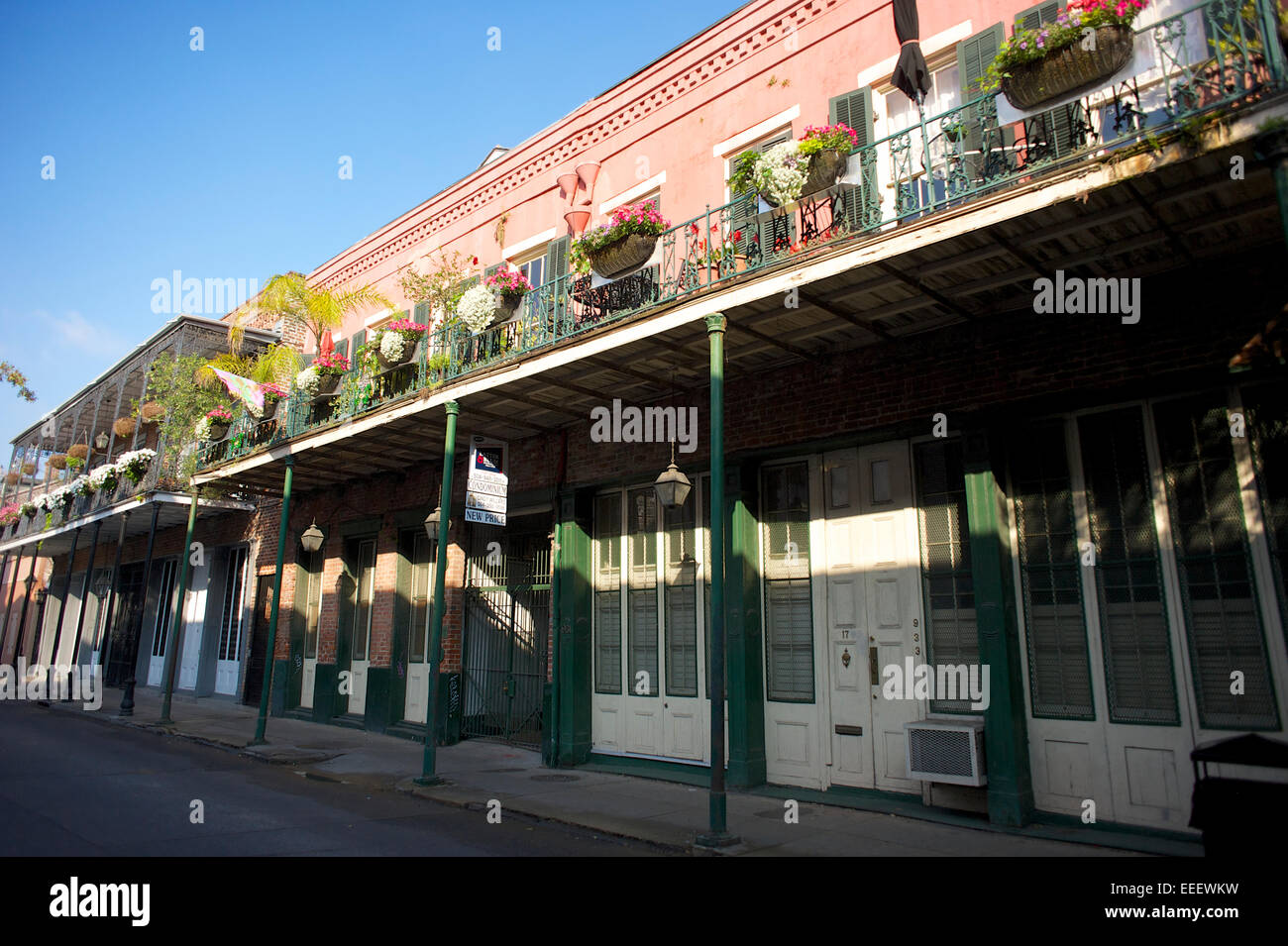 Scena di strada, New Orleans, Louisiana Foto Stock