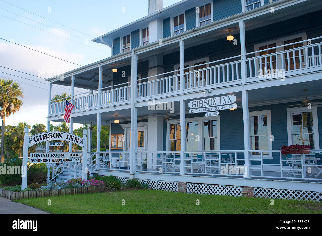 Gibson Inn, Apalachicola, Florida Foto Stock