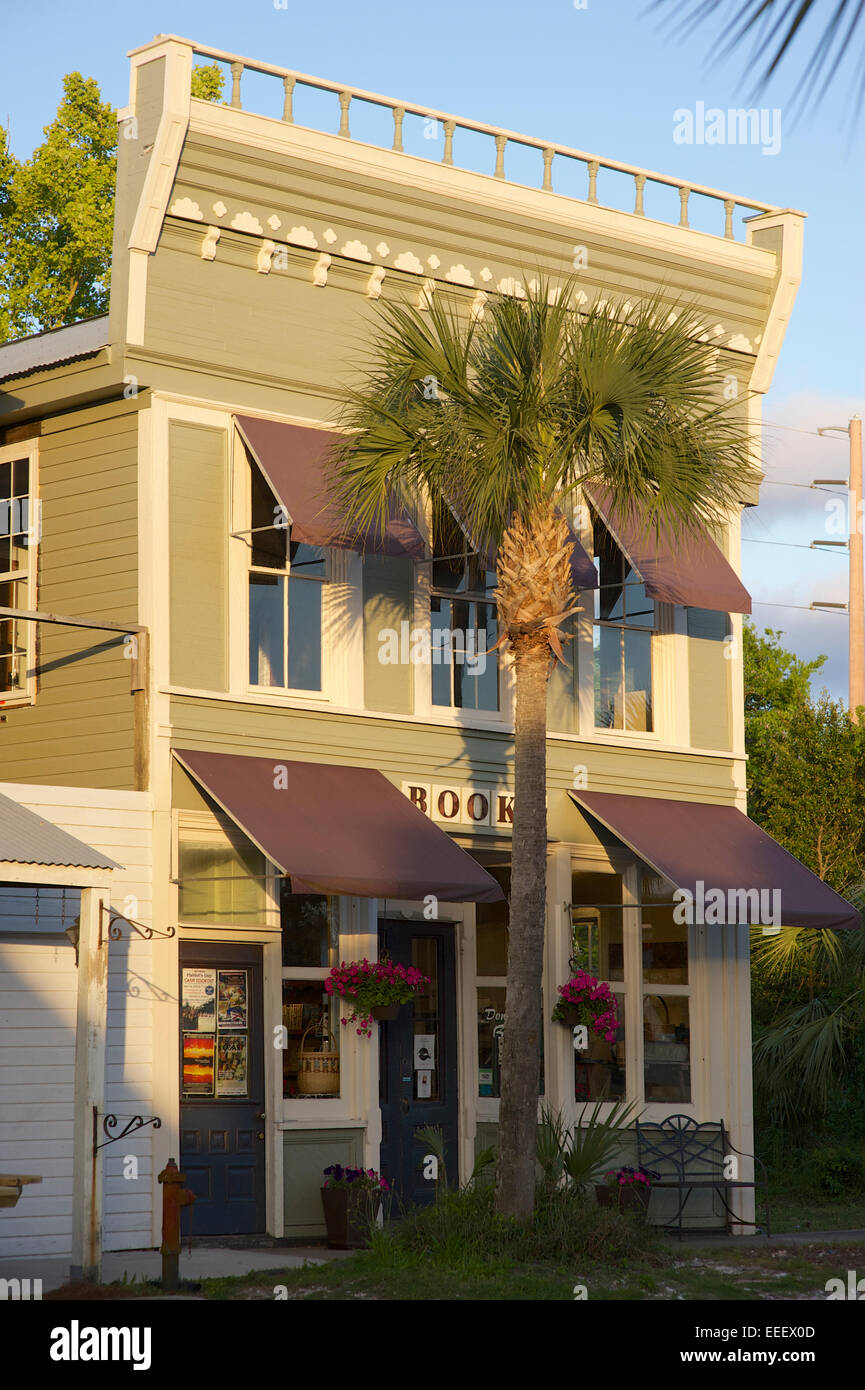 Book store, Apalachicola, Florida Foto Stock