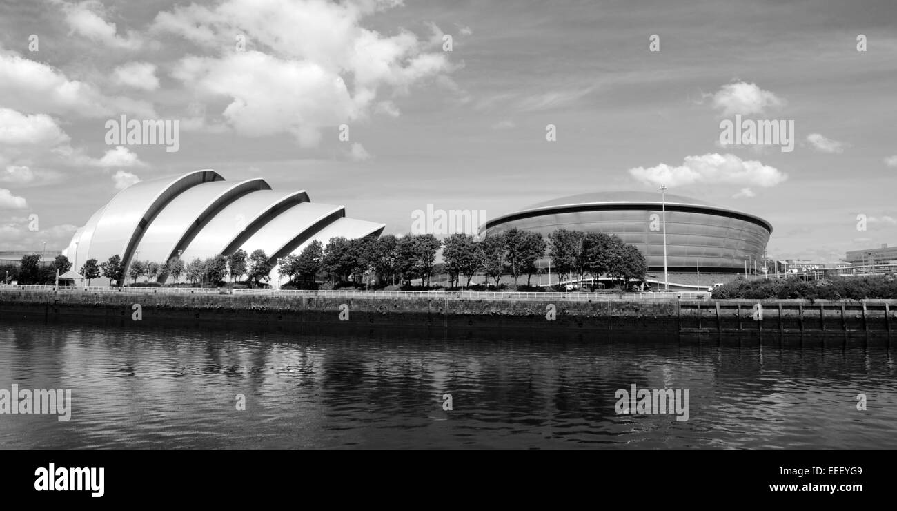 L'Armadillo e Hydro Arena di Glasgow, Scozia Foto Stock