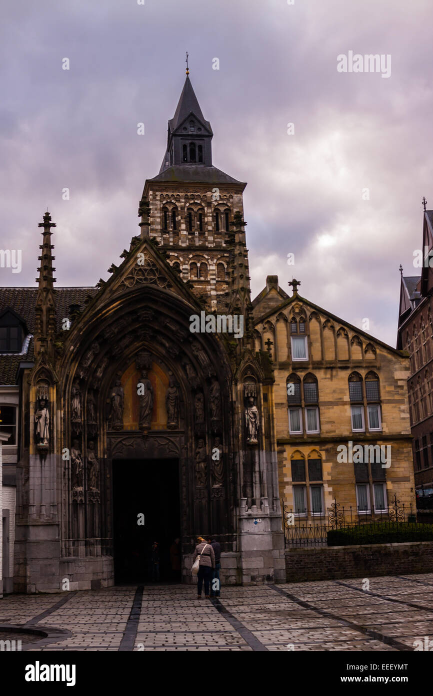 Maastricht Paesi Bassi St Jan e Sint Servaas Basilica Vrijthof Foto Stock