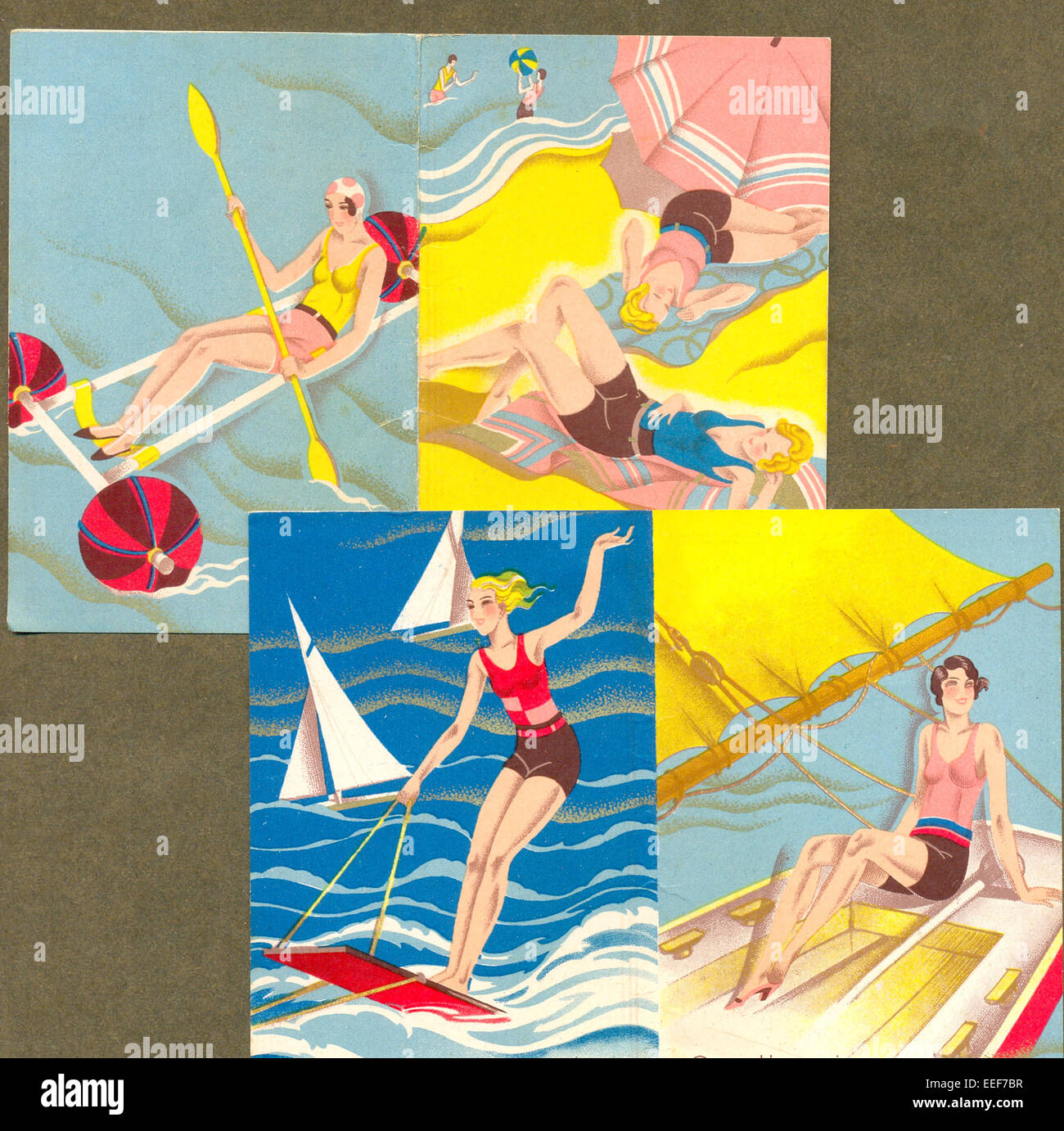 Coperchio per un Italiano calendario tascabile Foto Stock