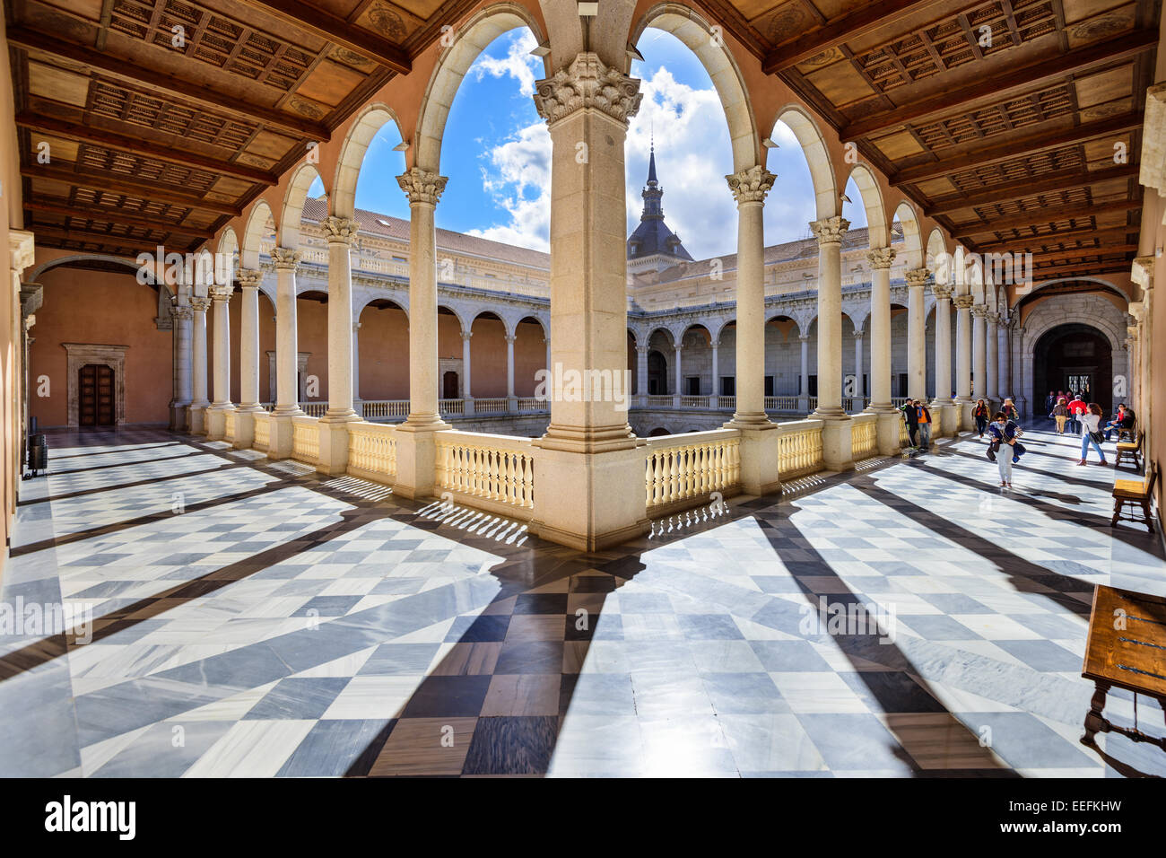 Alcazar di Toledo, Spagna presso il cortile interno. Foto Stock