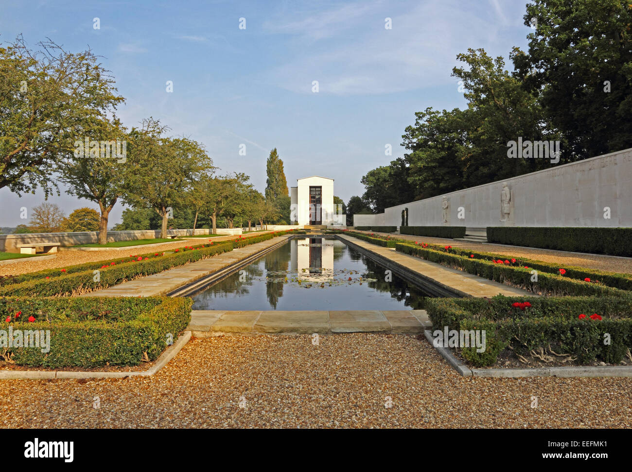 American Cimitero di Guerra, Cambridge, Inghilterra Foto Stock