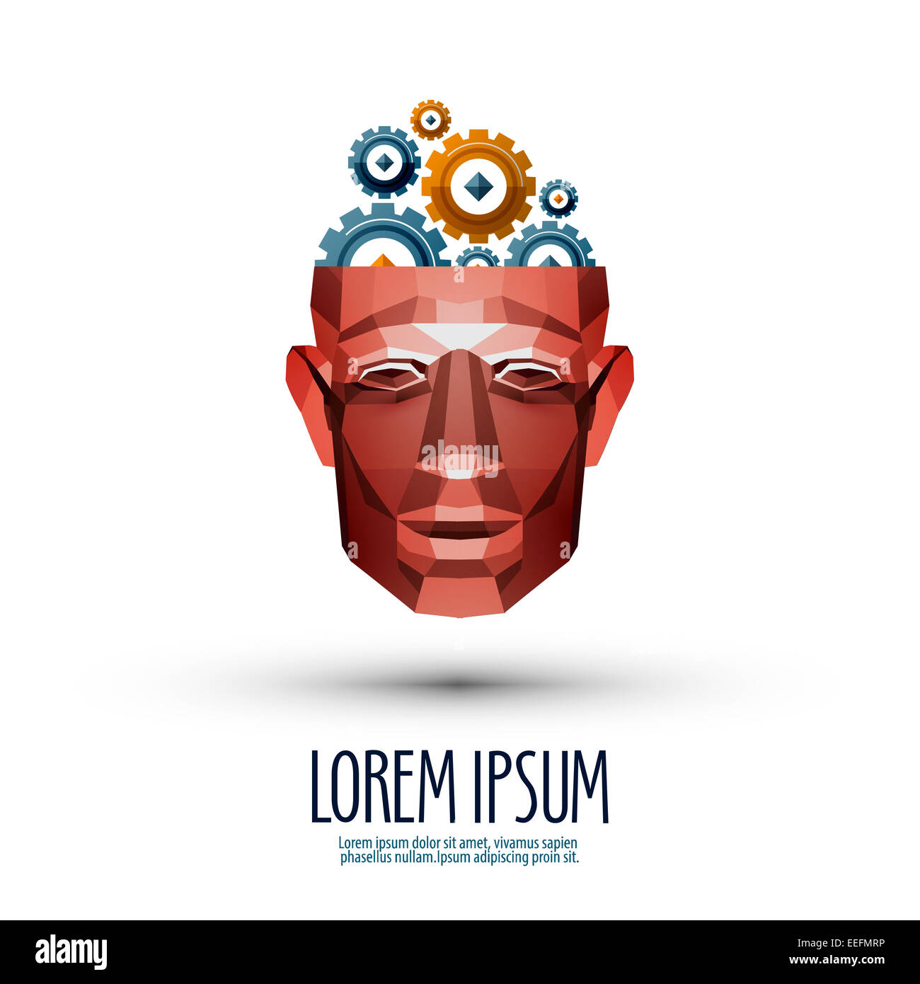 Vettore di apprendimento logo design modello. studi o icona dell'istruzione. Foto Stock