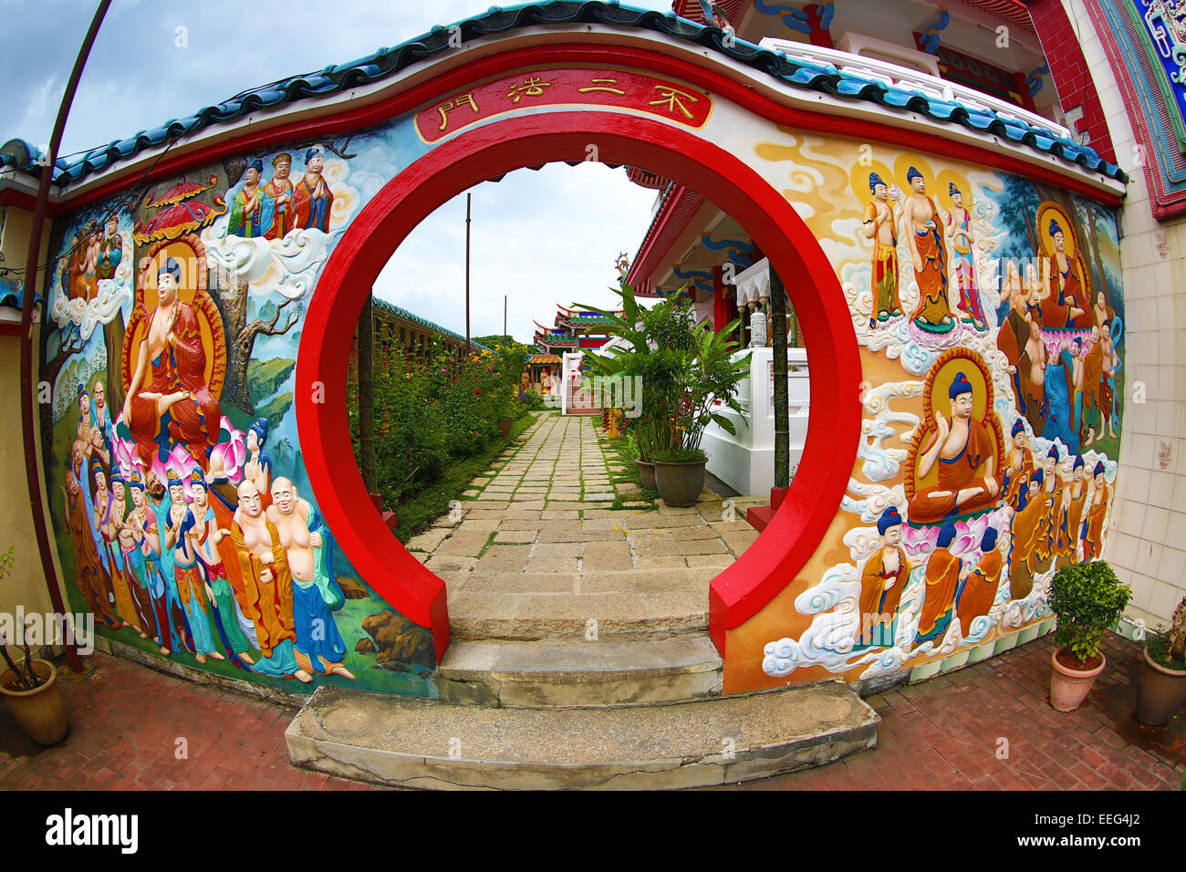 Kek Lok Si tempio buddista, Georgetown, Penang, Malaysia Foto Stock