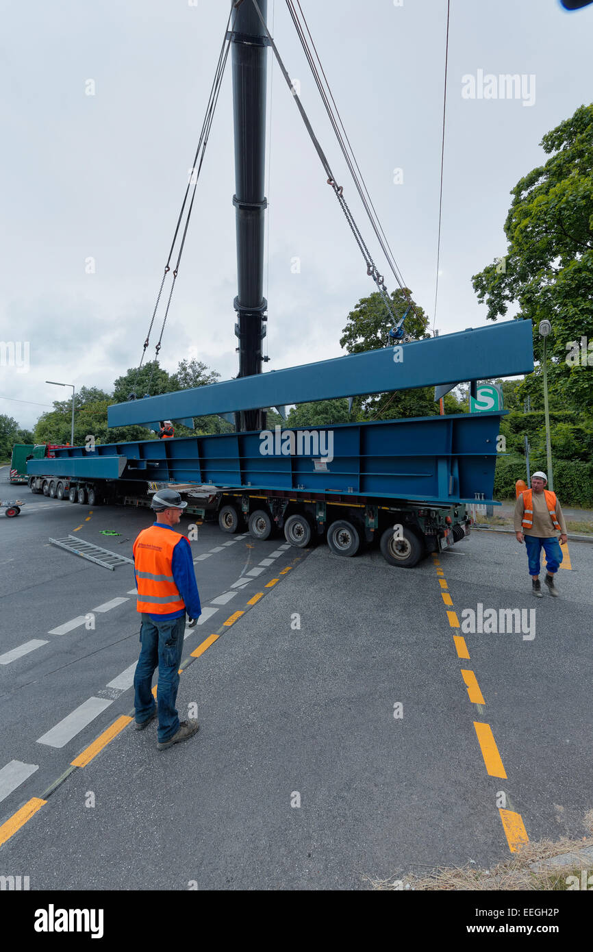 Berlino, Germania, Einhub un ponte ferroviario Foto Stock
