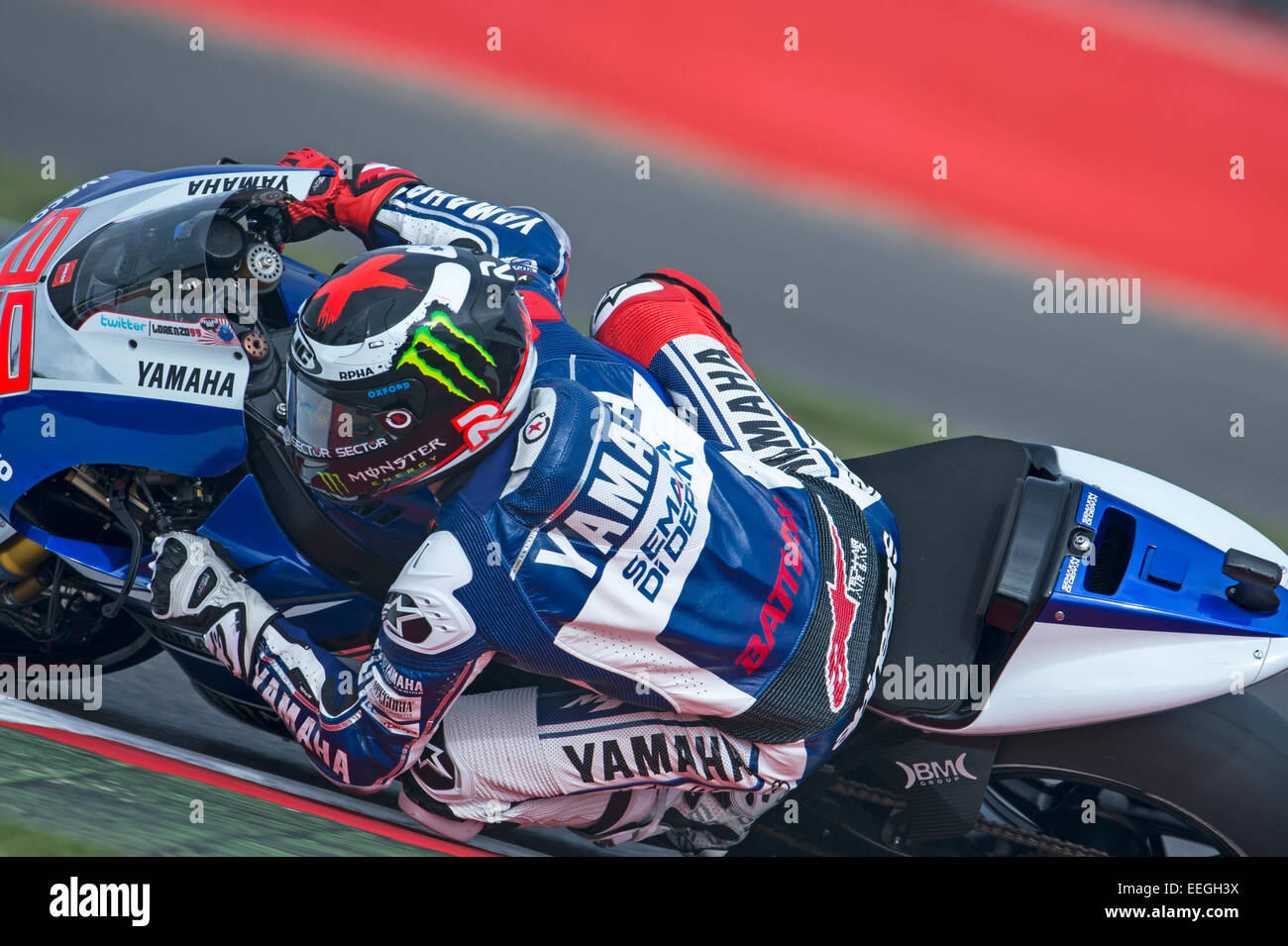 Jorge Lorenzo, Yamaha, 2013 Foto Stock