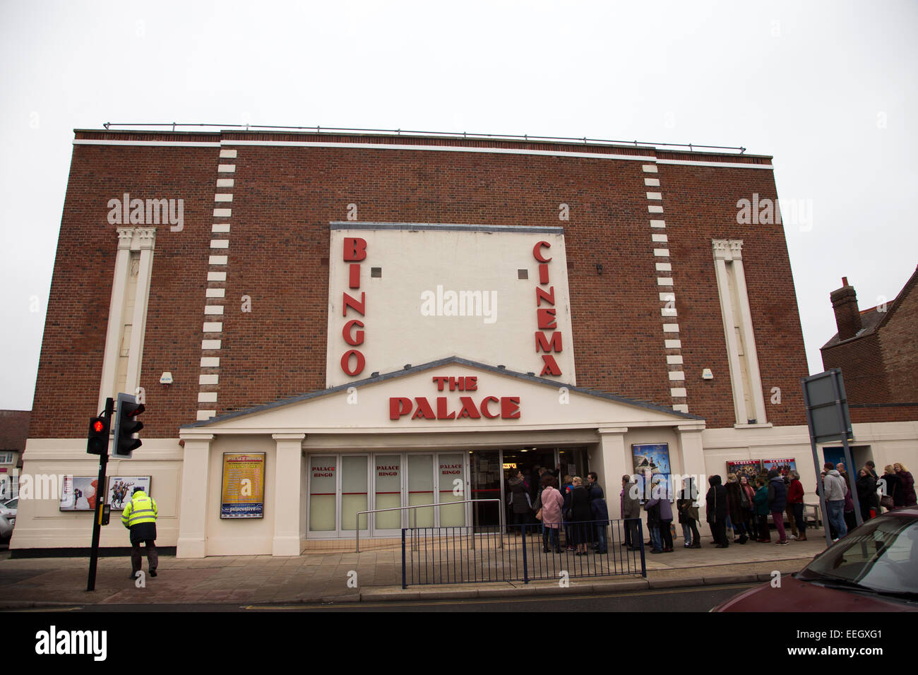 Il Palazzo sala Bingo e Cinema di Felixstowe, Suffolk Foto Stock