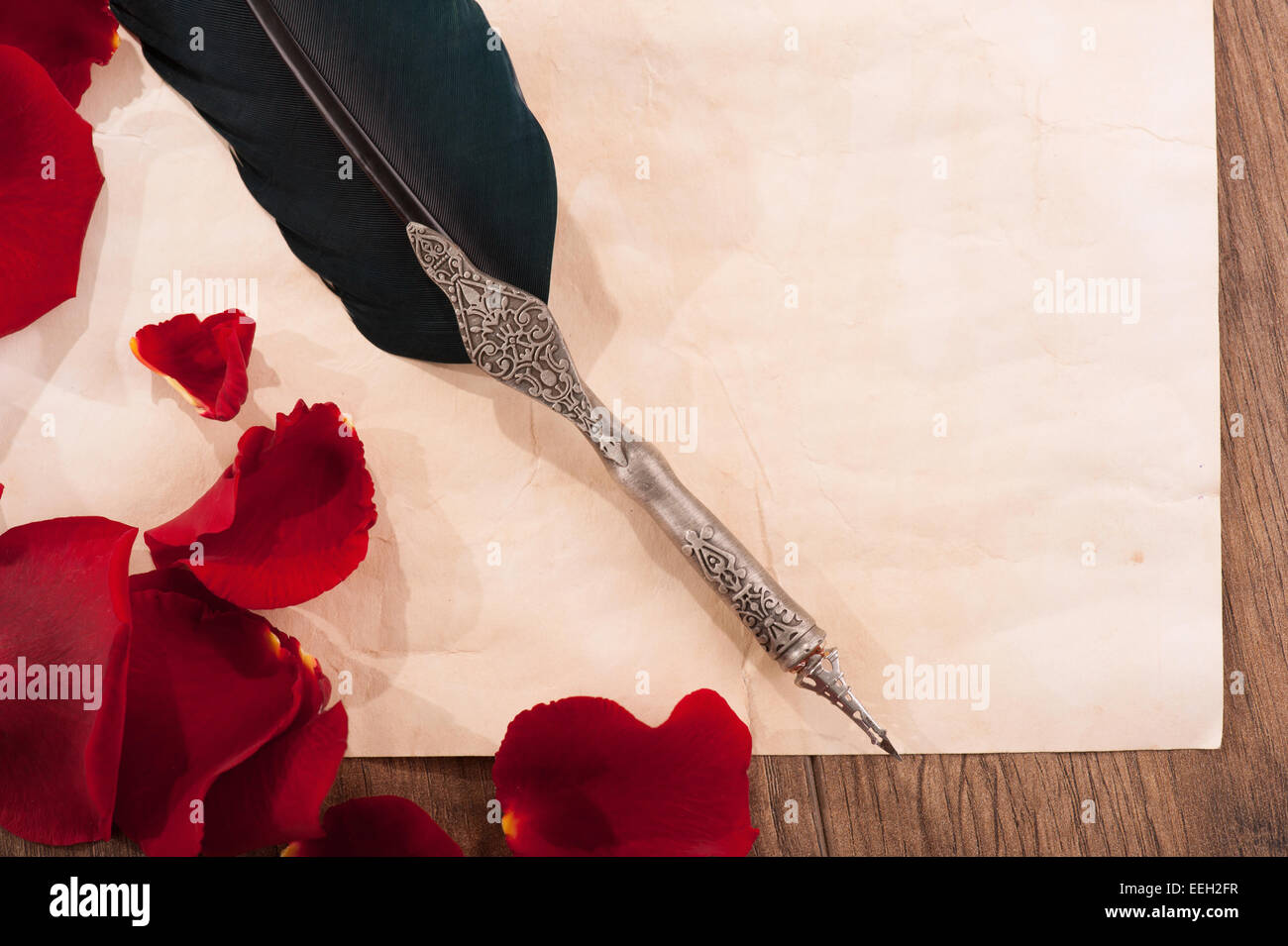 San Valentino il messaggio di amore Foto Stock