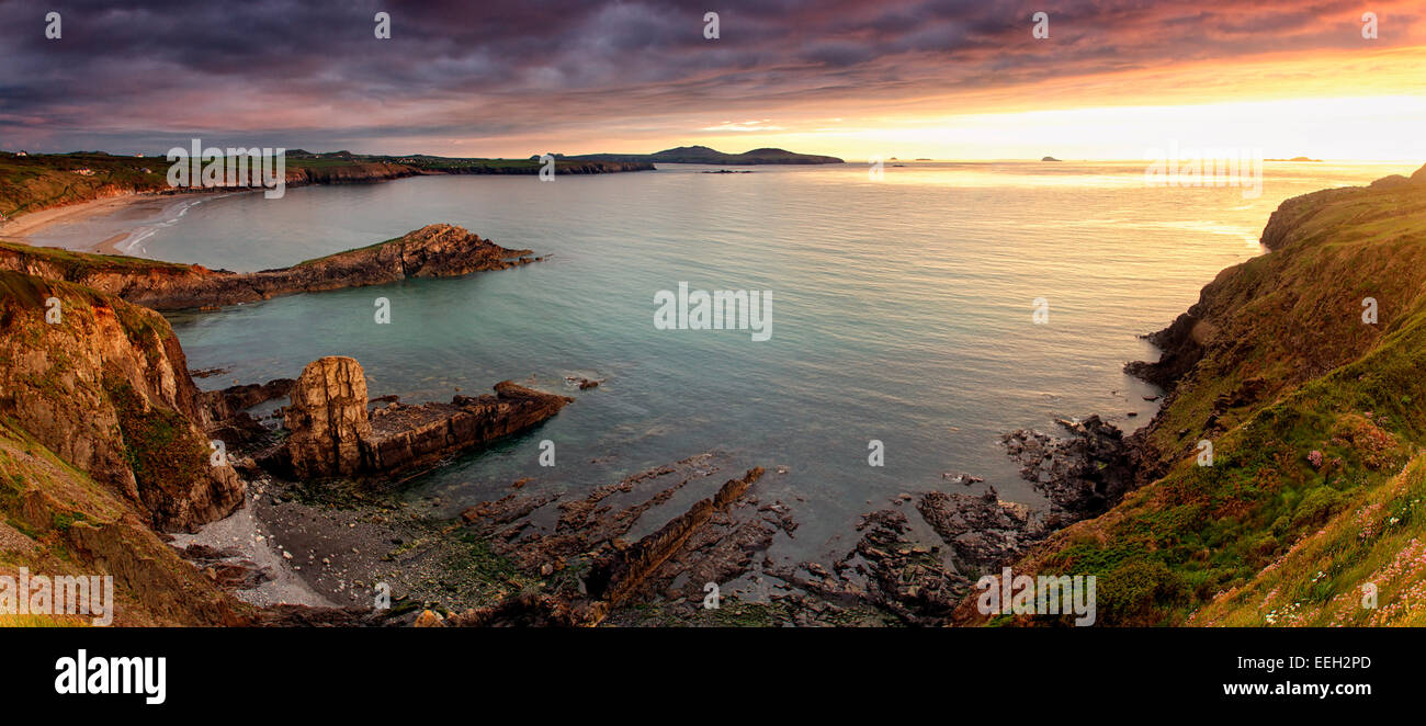 San Davide Panorama di testa Foto Stock