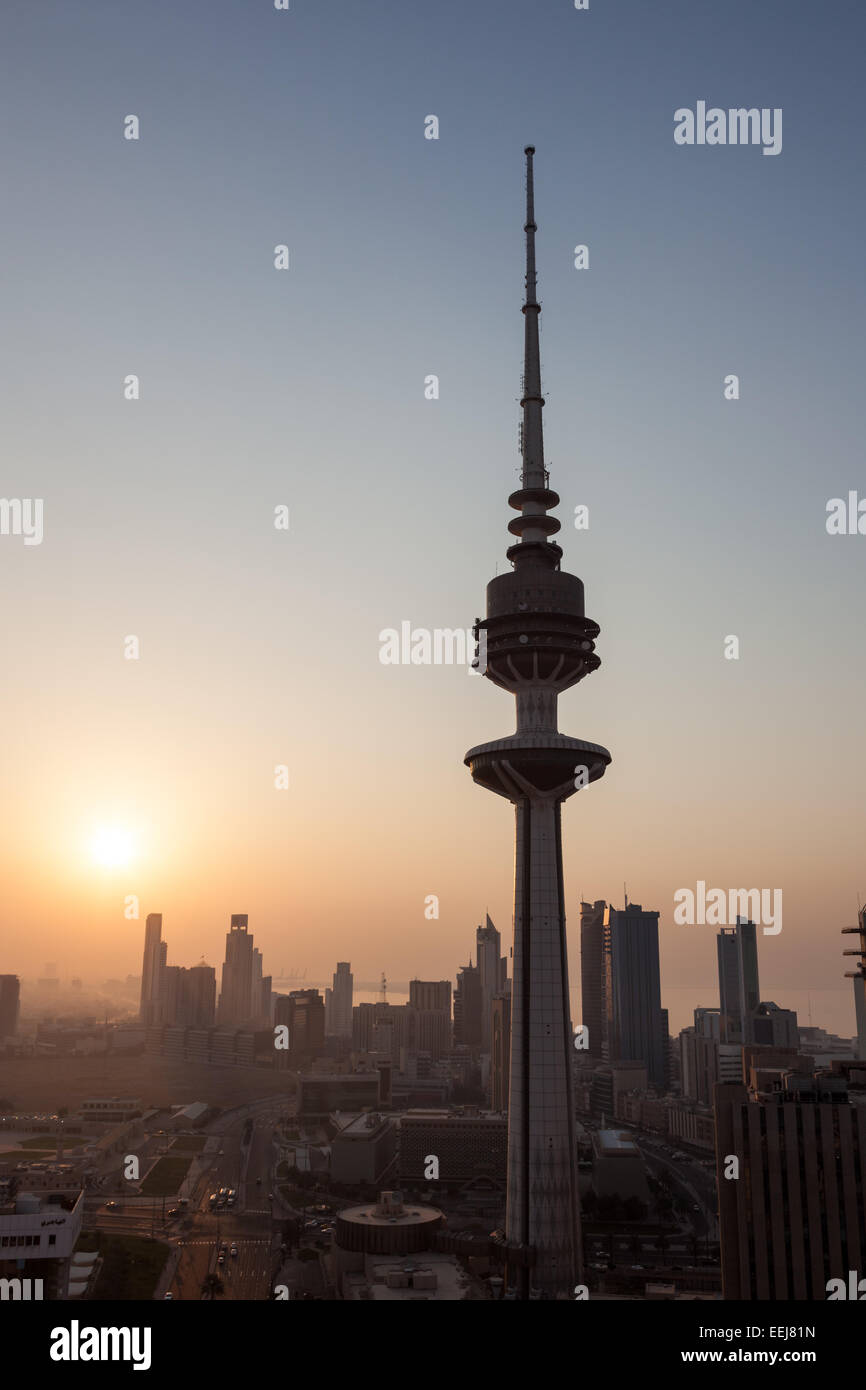 La torre di liberazione di Kuwait City. Foto Stock