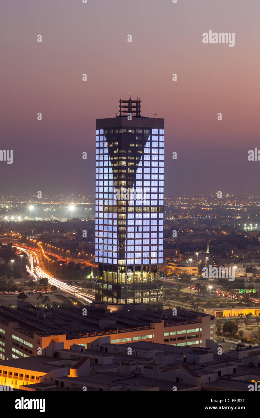 Grattacielo a Kuwait City Foto Stock