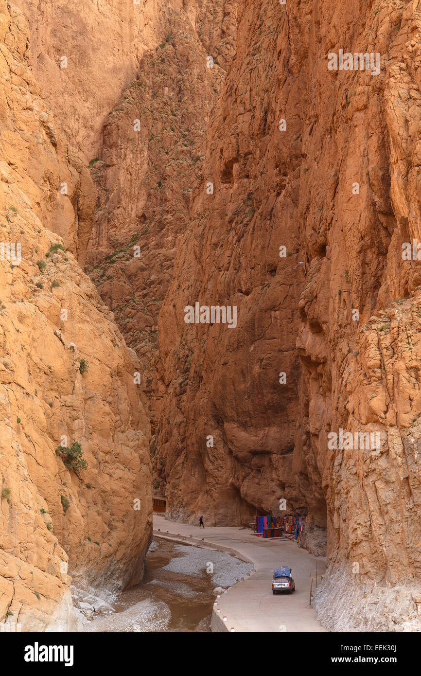 Auto. Del Todra. Il Marocco. Il Nord Africa. Africa Foto Stock