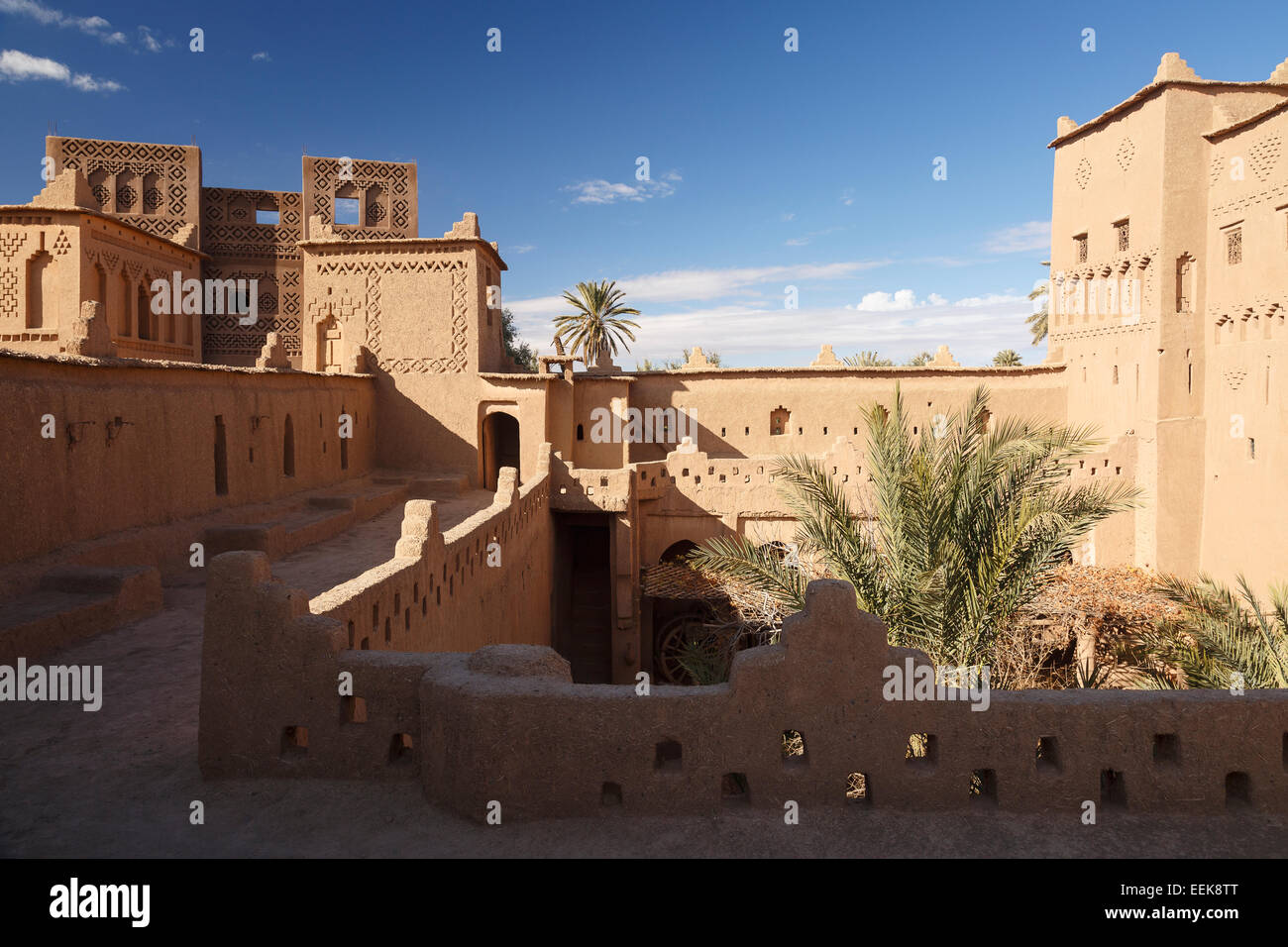 Dettaglio Amerhidil Kasbah. Skoura. Il Marocco. Il Nord Africa. Africa Foto Stock