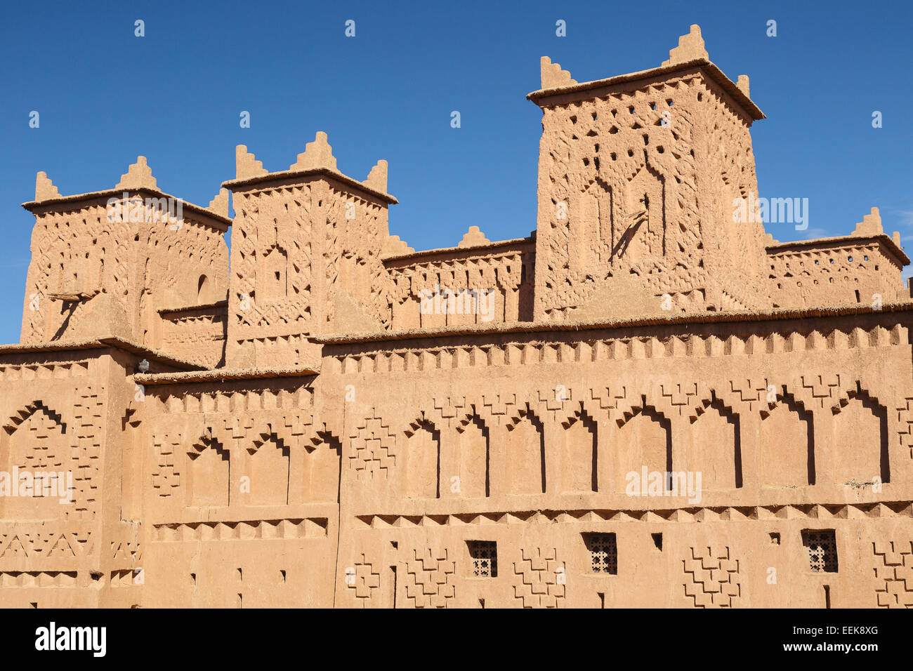 Dettaglio Amerhidil Kasbah. Skoura. Il Marocco. Il Nord Africa. Africa Foto Stock