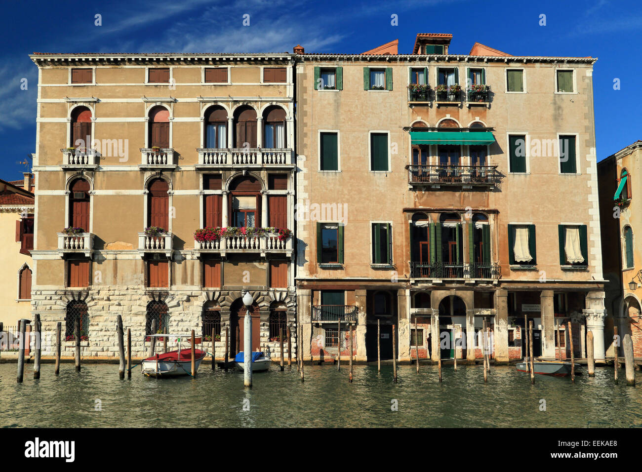 Palazzo Ghisi Boldù e Contarini Pisani Foto Stock