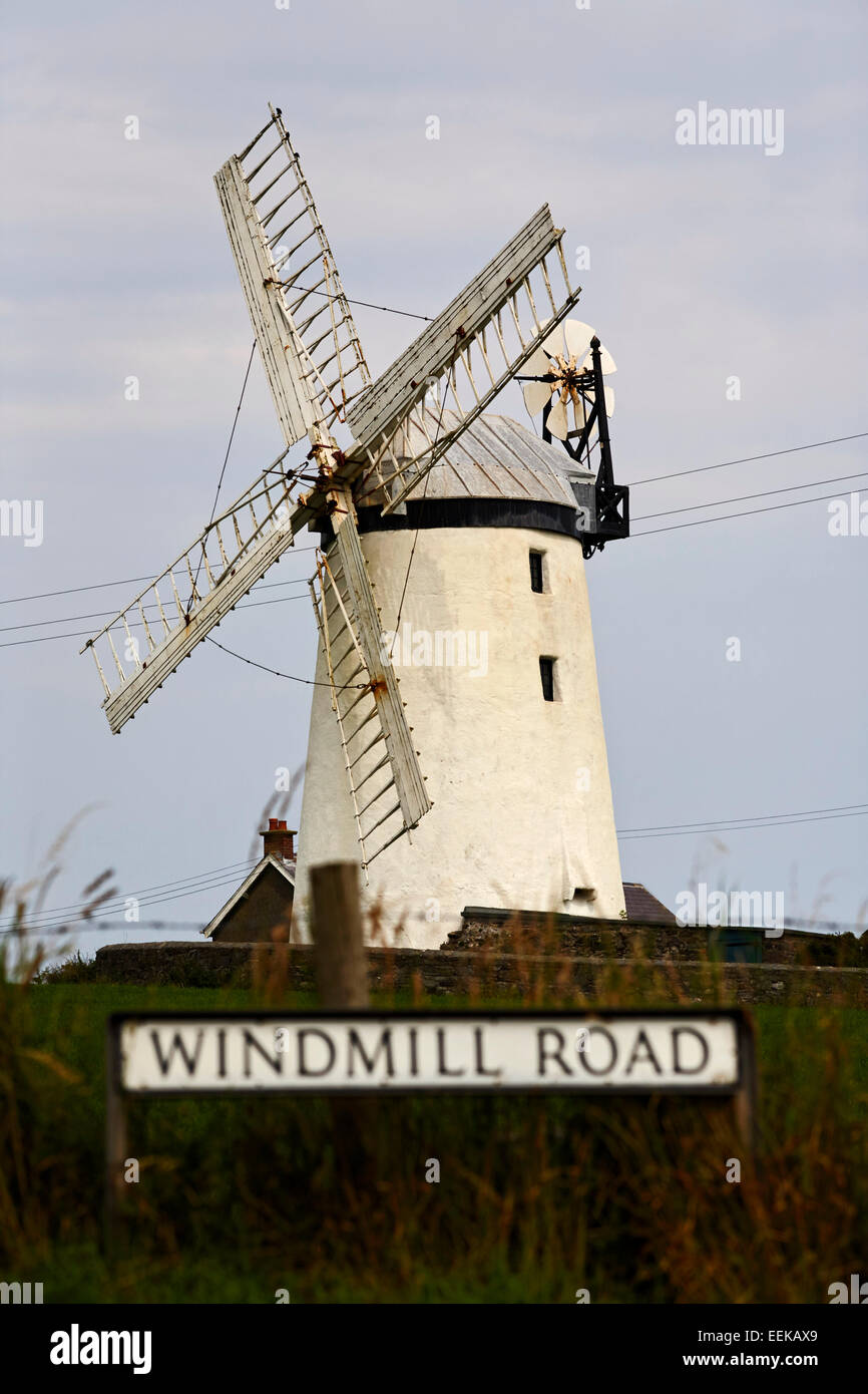 Ballycopeland windmill contea di Down Irlanda Foto Stock
