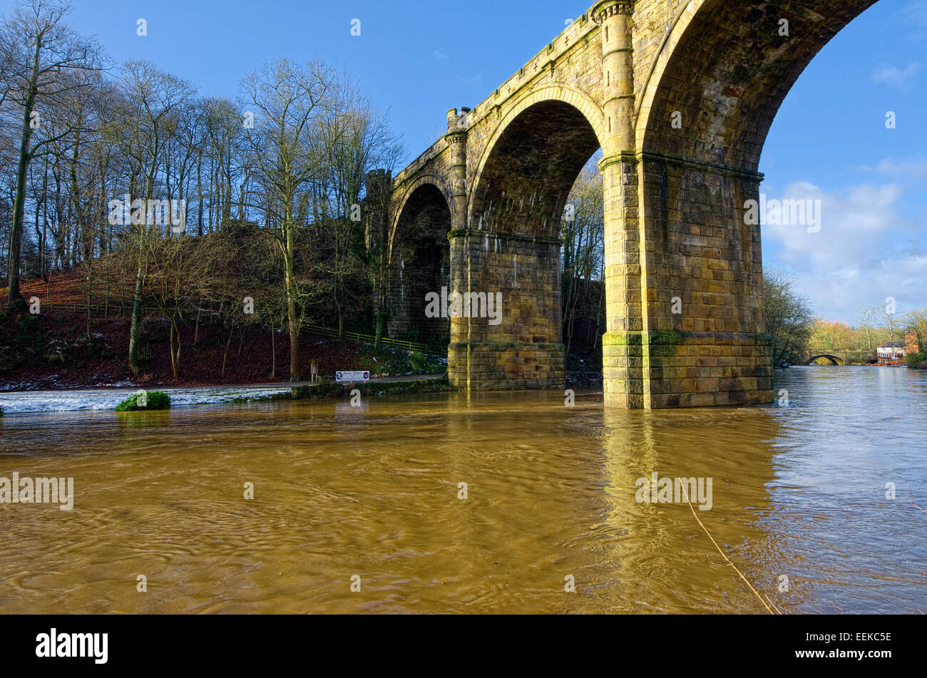 Knaresborough in North Yorkshire Foto Stock