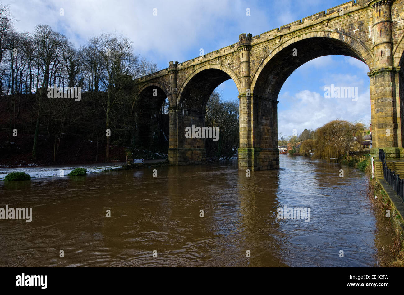 Knaresborough in North Yorkshire Foto Stock