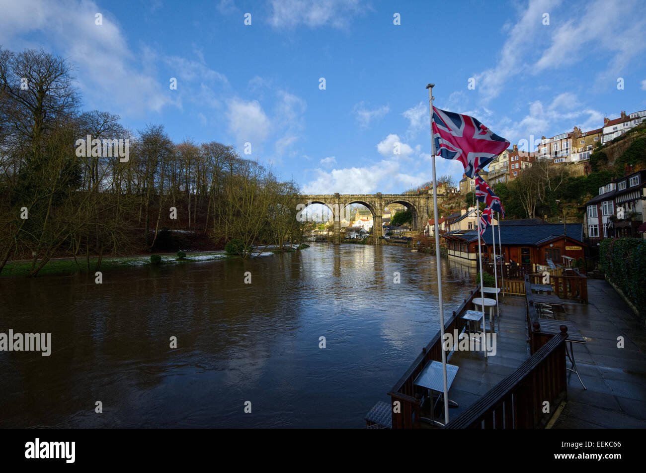 Knaresborough in North Yorkshire Foto Stock