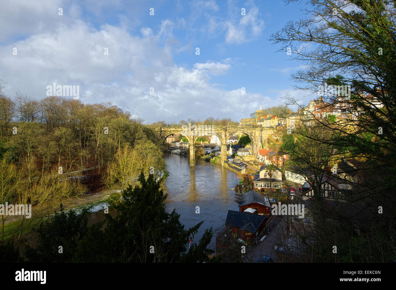 Knaresborough in North Yorkshire Foto Stock