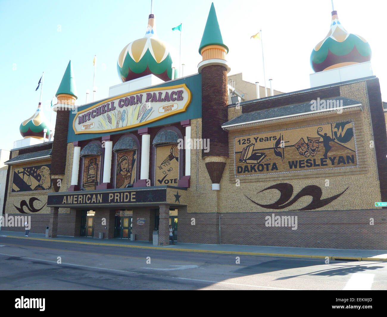 Corn Palace in Mitchell Dakota del Sud, STATI UNITI D'AMERICA Foto Stock
