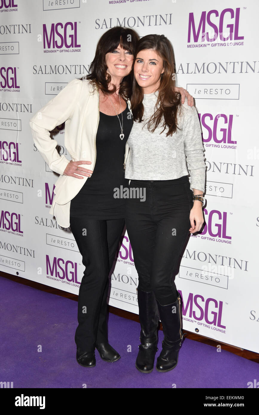 Londra, UK, 19 gennaio 2015 : Vicki Michelle, Louis assiste il MediaSkin Gifting Lounge a Salmontini 1 Pont St, Belgravia, Londra. Credito: Vedere Li/Alamy Live News Foto Stock