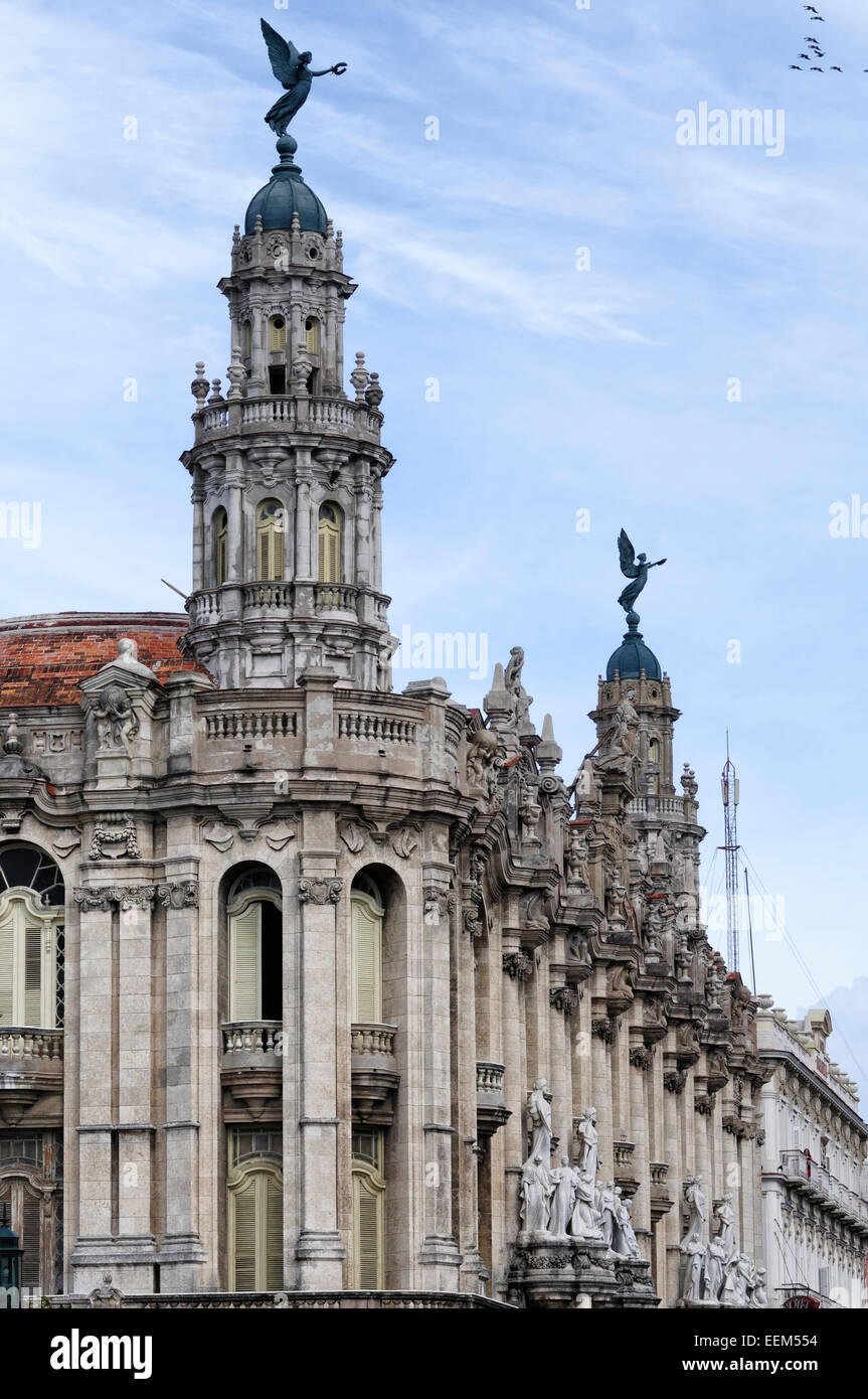 Gran Teatro de La Habana, il grande teatro di Havana, Centro Habana, Avana, Ciudad de La Habana, Cuba Foto Stock