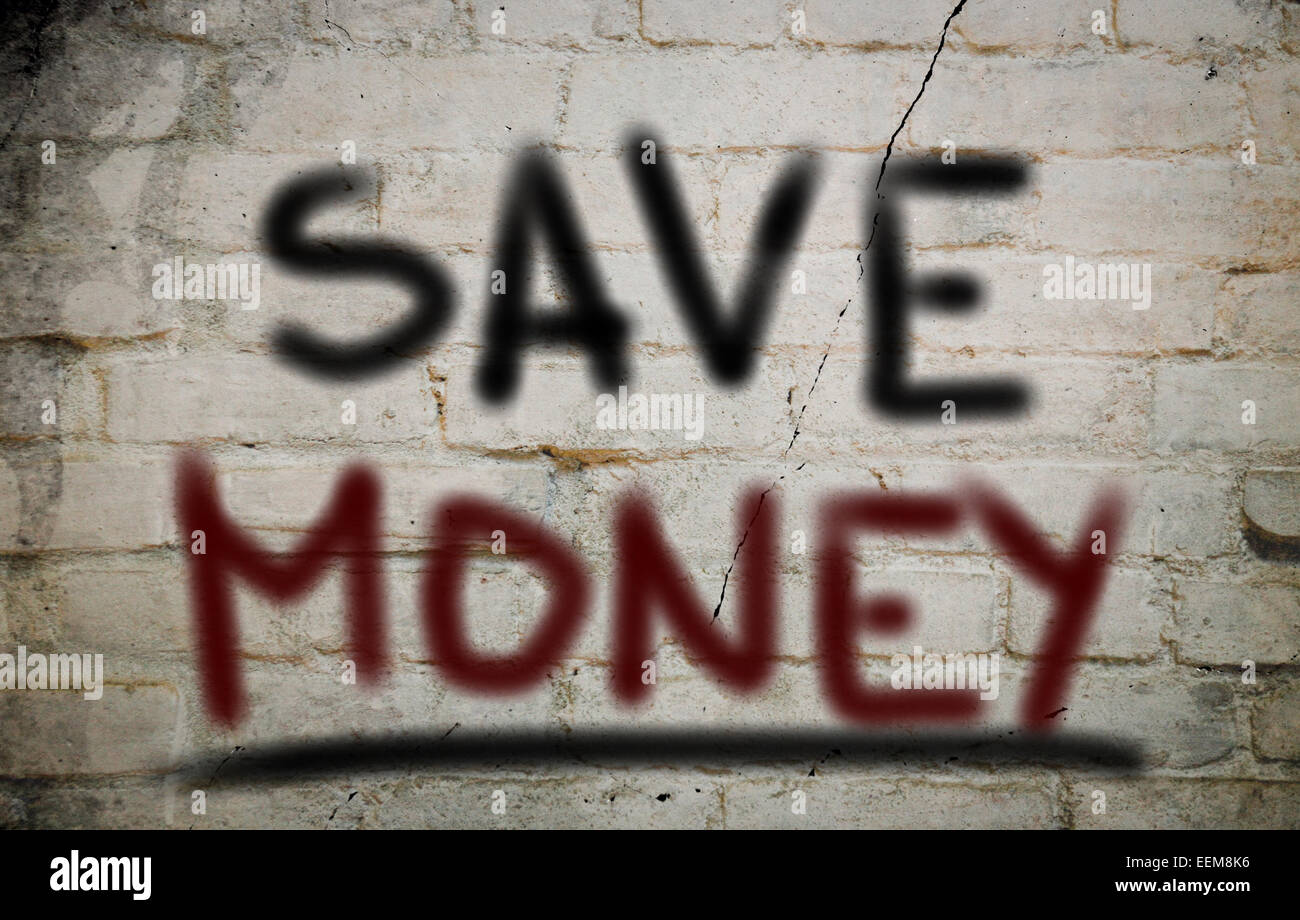 Risparmiare denaro Concept Foto Stock