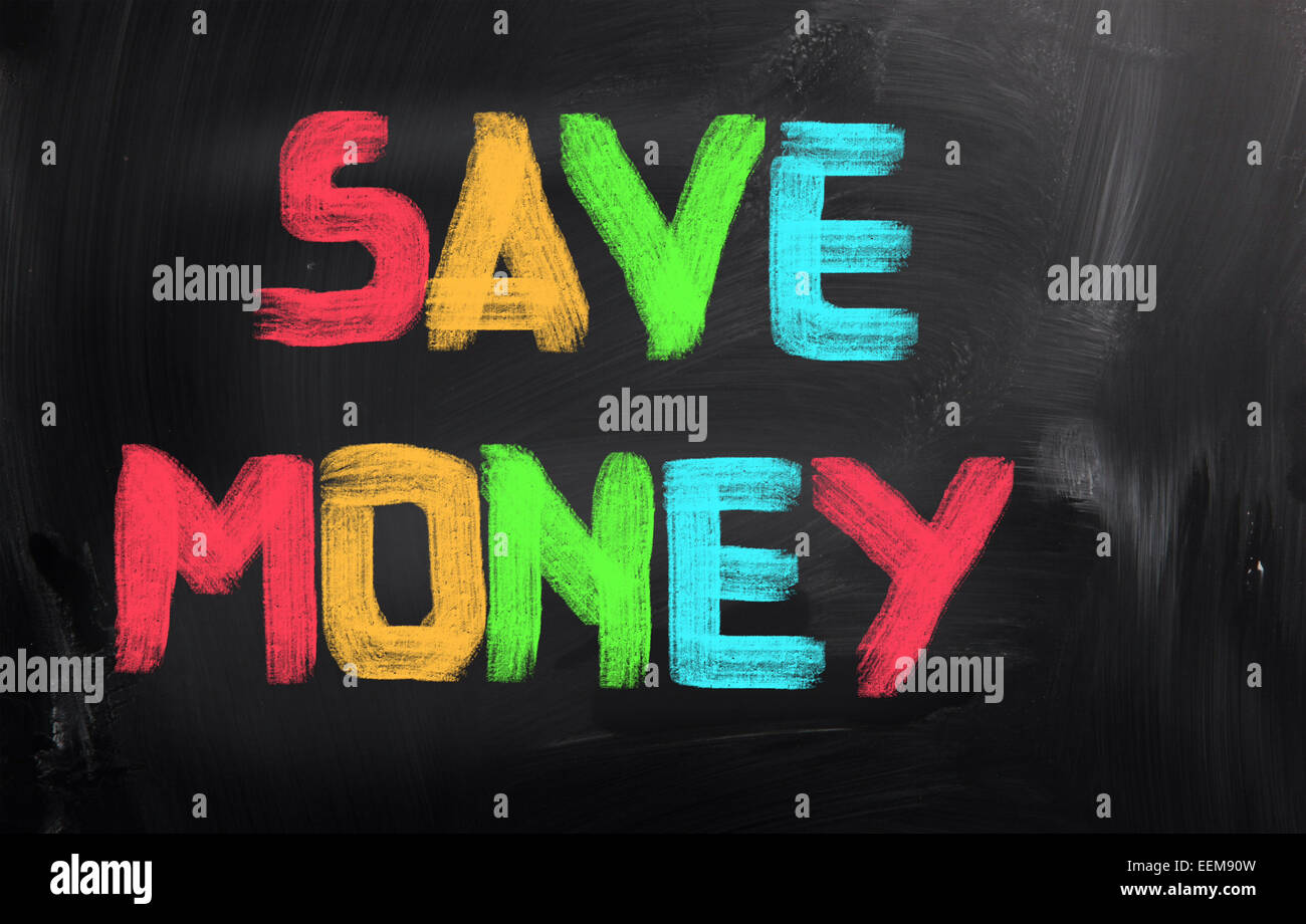 Risparmiare denaro Concept Foto Stock