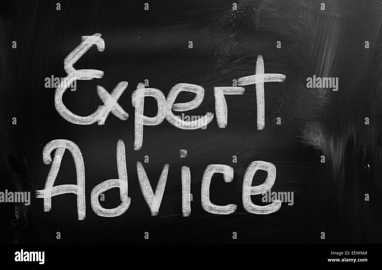 Consulenza di personale esperto concetto Foto Stock