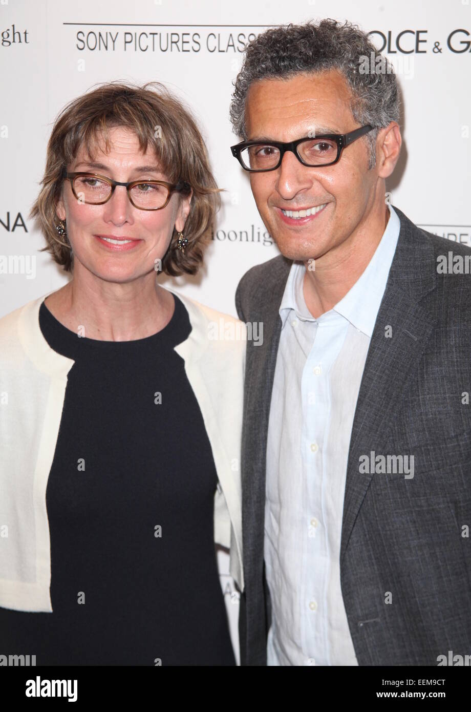 New York premiere di 'Magic al chiaro di luna" presso il teatro di Parigi - Arrivi con: Katherine Borowitz,John Turturro dove: New York, Stati Uniti quando: 18 Lug 2014 Foto Stock