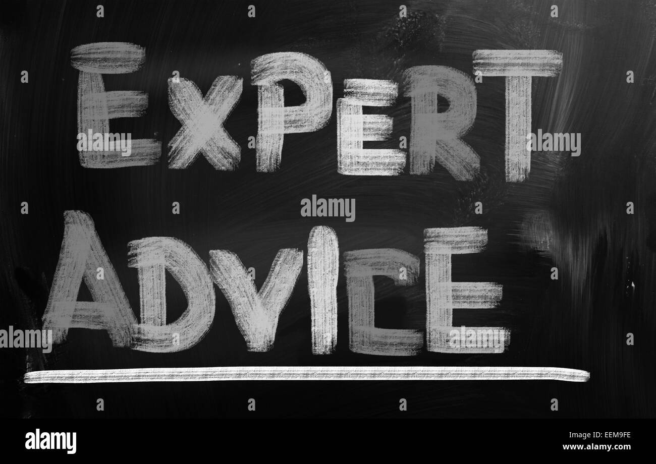 Consulenza di personale esperto concetto Foto Stock