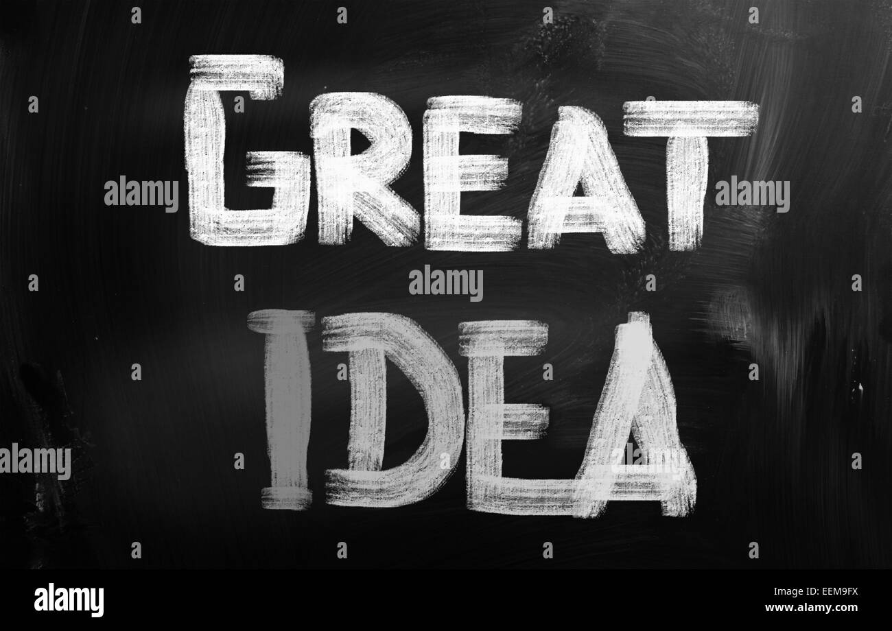 Grande idea Concept Foto Stock