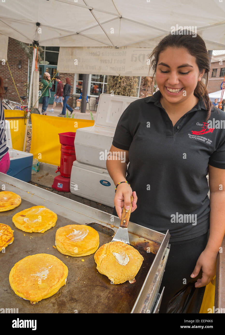 Downtown Art Festival si tiene ogni anno a Gainesville Florida. Foto Stock