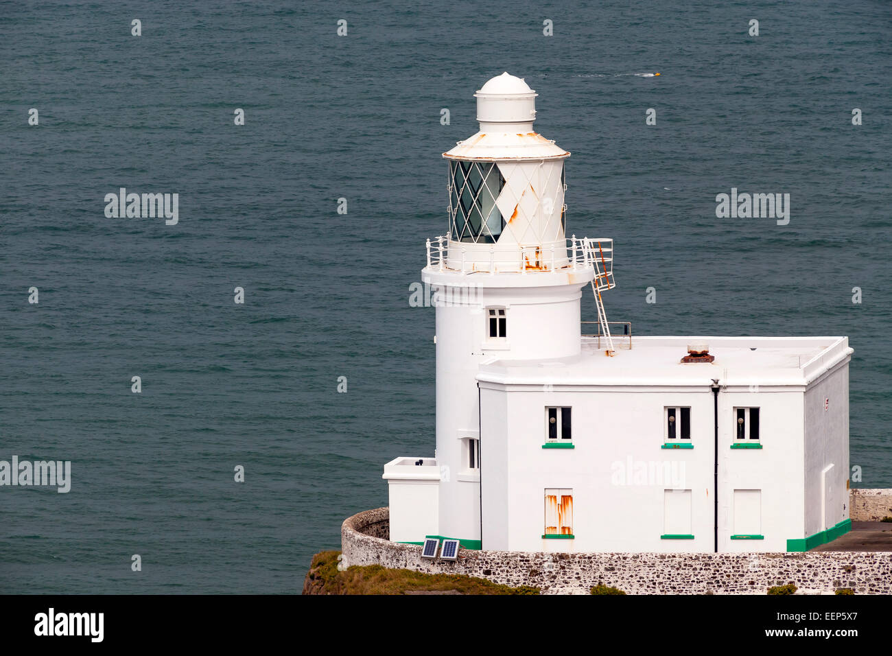 Il 1874 Hartland Point Lighthouse North Devon England Regno Unito Europa Foto Stock