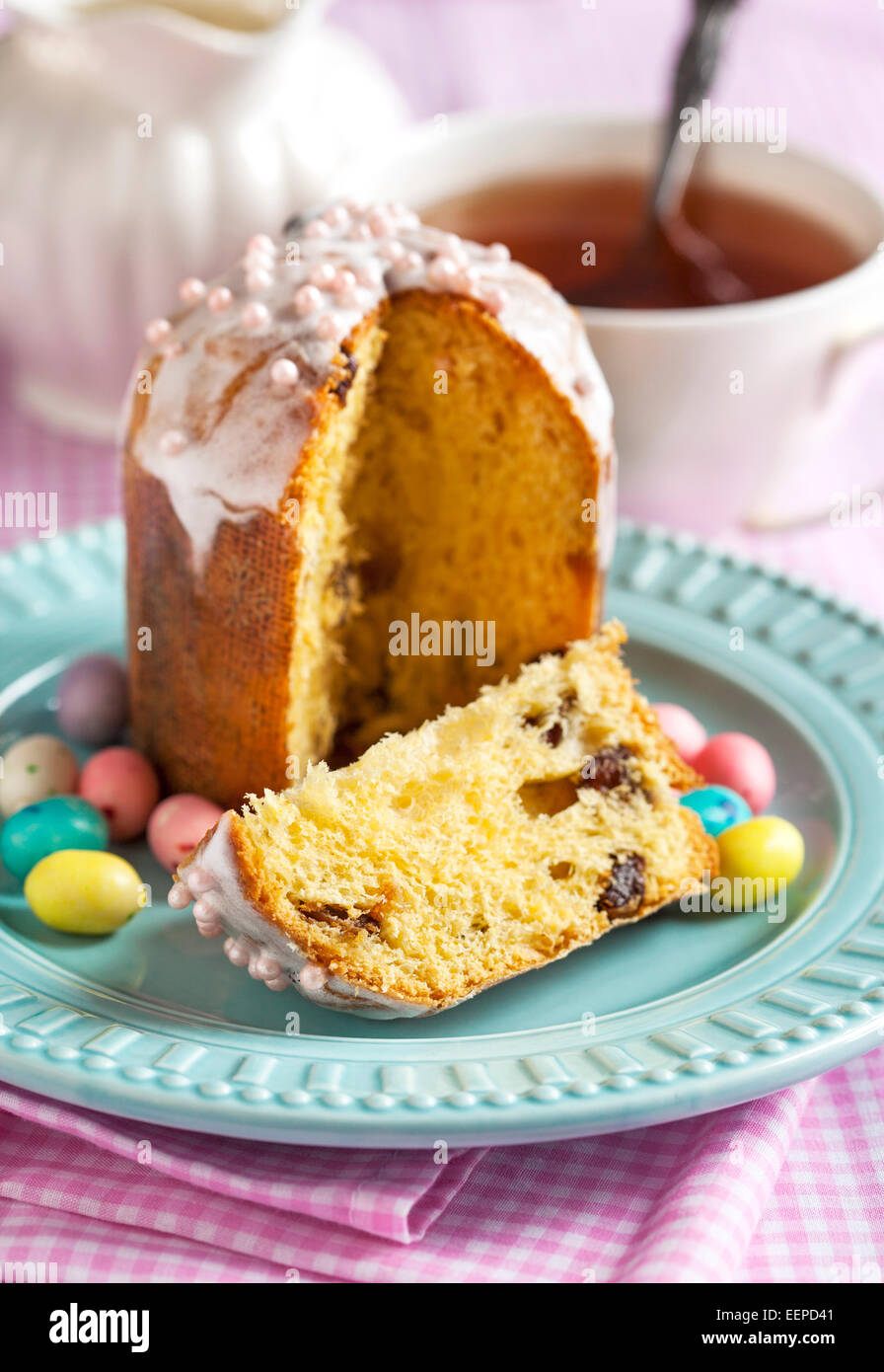 Tradizionale torta di Pasqua Foto Stock