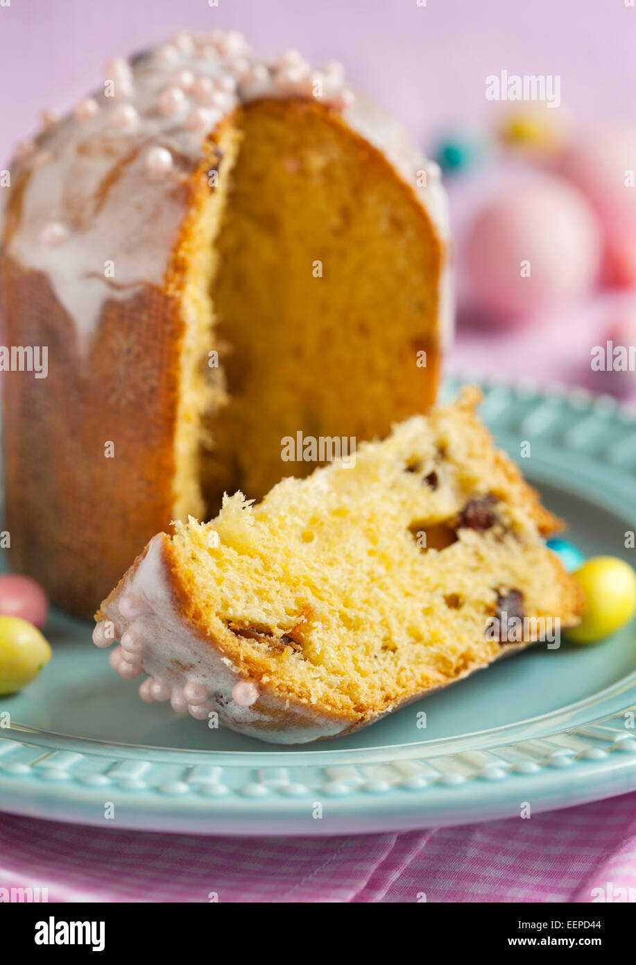 Tradizionale torta di Pasqua Foto Stock