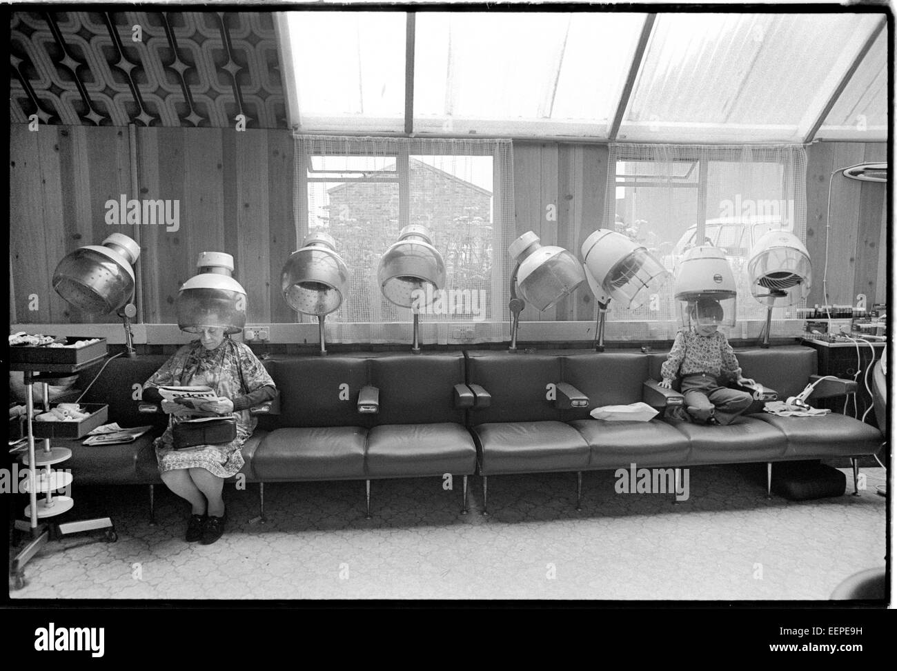 Parrucchiere per donna a Lerwick. Foto Stock