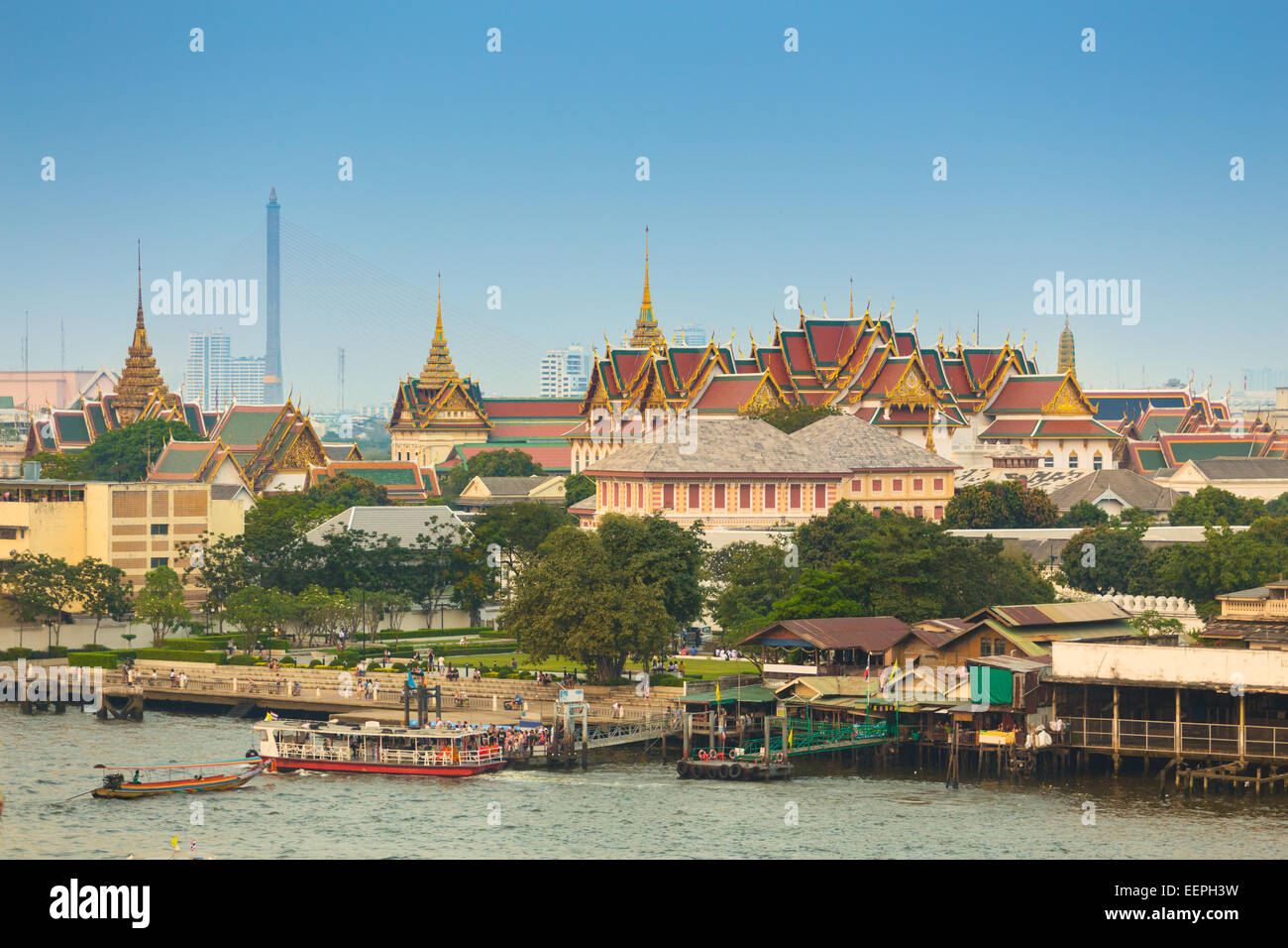 Il Grand Palace di Bangkok, Tailandia. Foto Stock