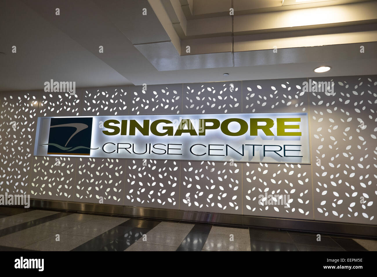 Singapore Ferry Terminal in vivo City Mall. Singapore Cruise Center. Foto Stock