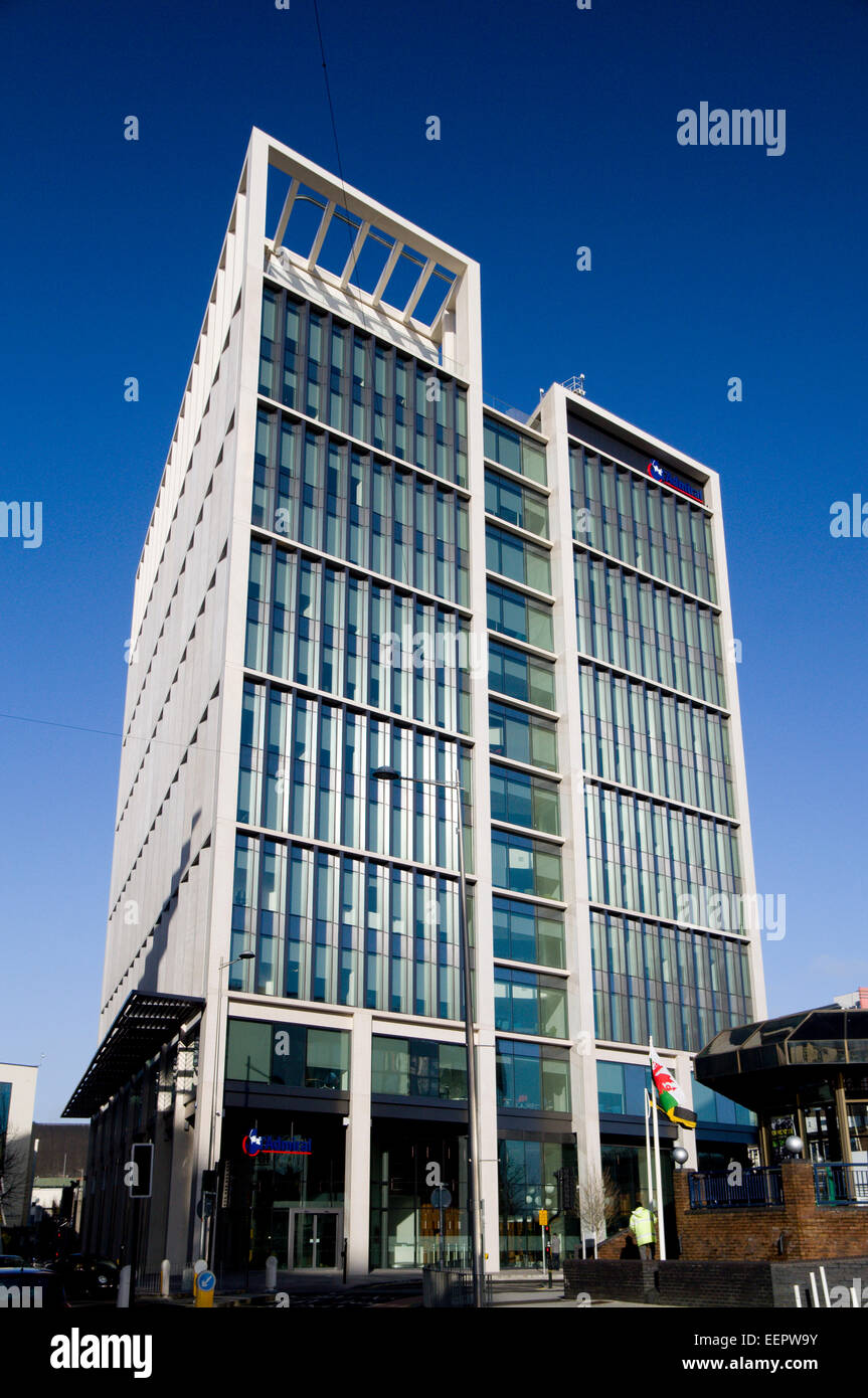 Ty Admiral gli uffici di Admiral Insurance Company, Cardiff, Galles, UK. Foto Stock