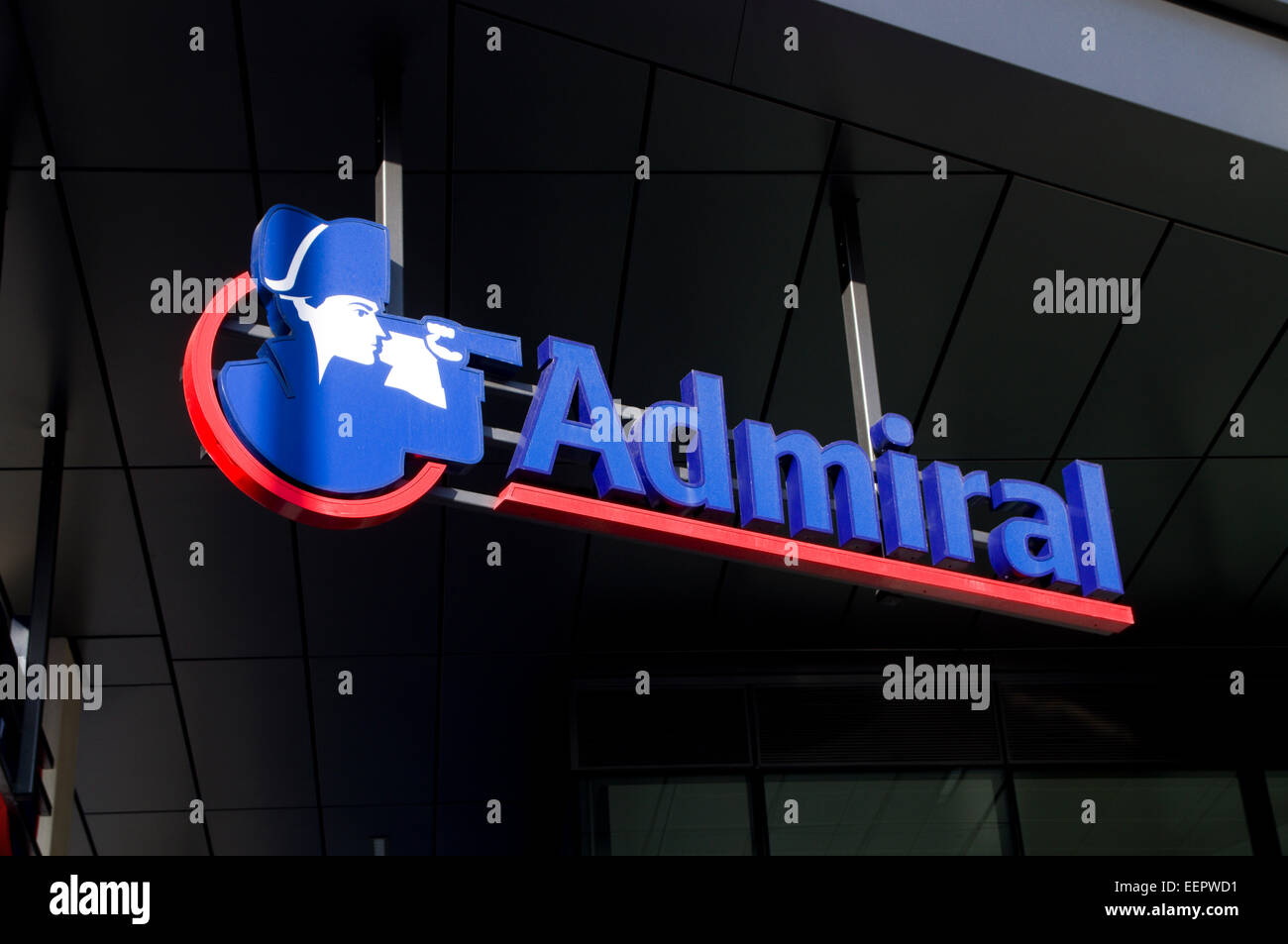 Ty Admiral gli uffici di Admiral Insurance Company, Cardiff, Galles, UK. Foto Stock