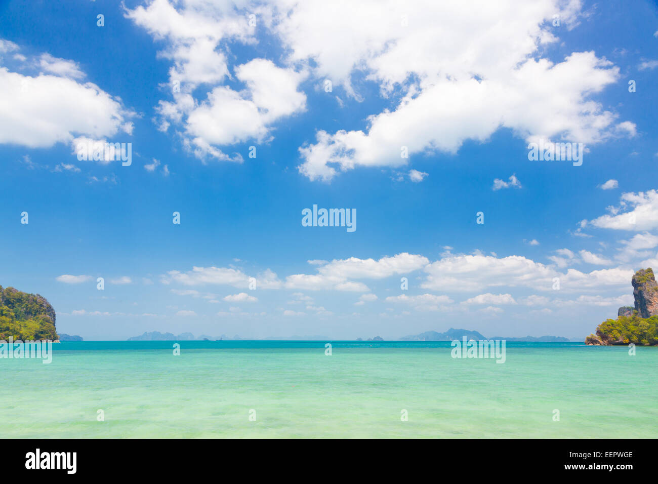 Mare cristallino. Foto Stock