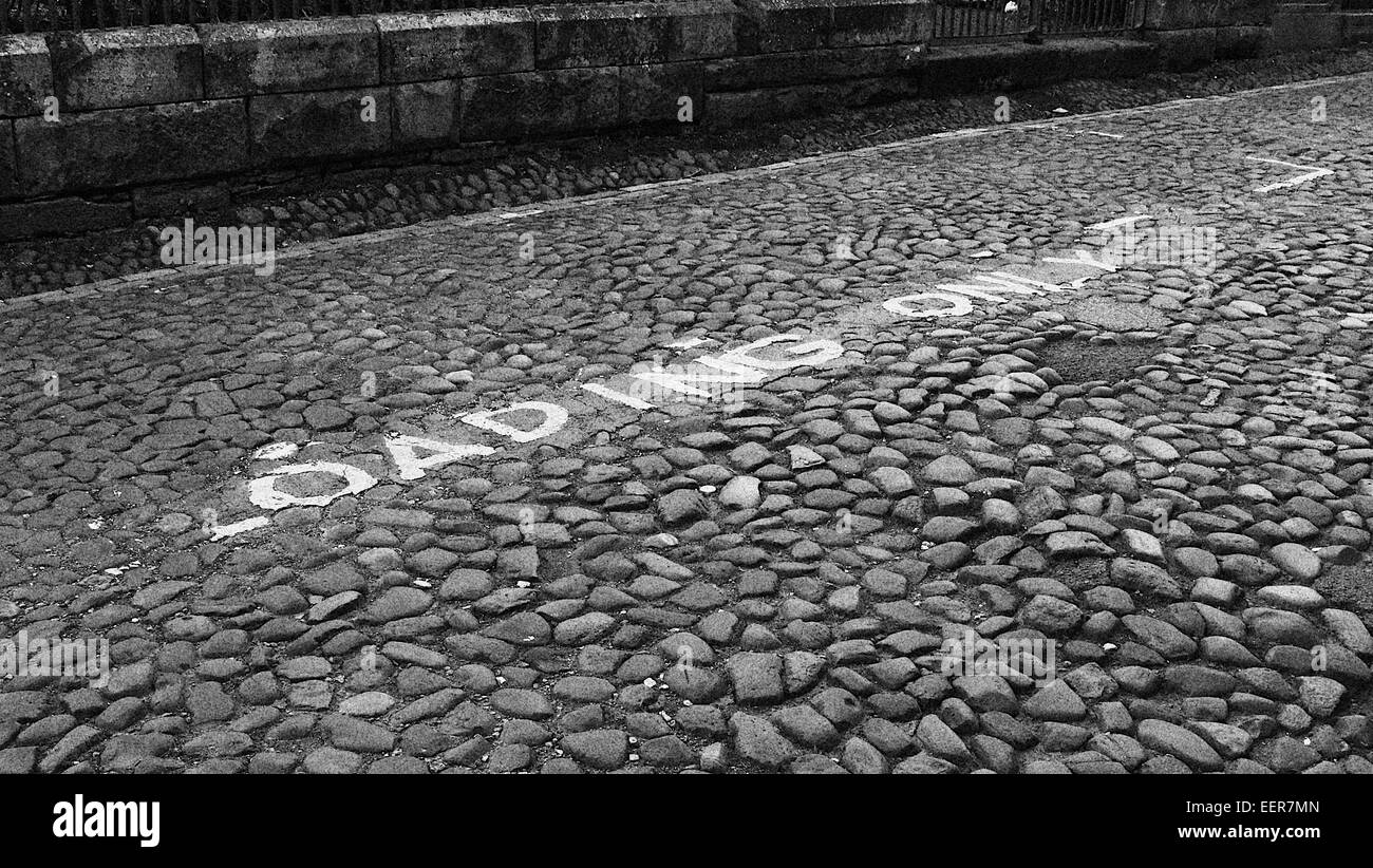 Il carico solo in Durham Foto Stock