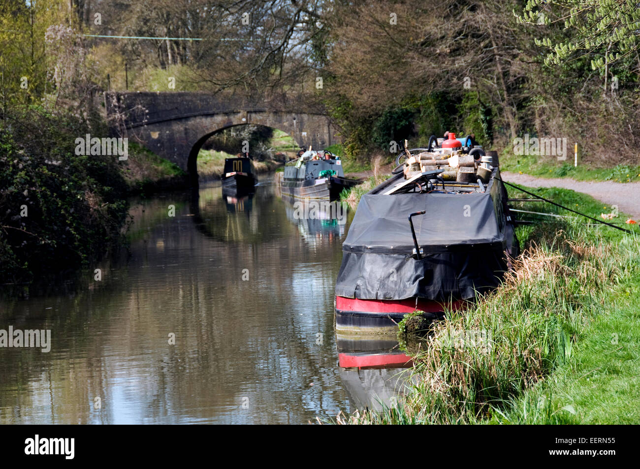 Kennet & Avon Canal Bathampton Somerset Foto Stock