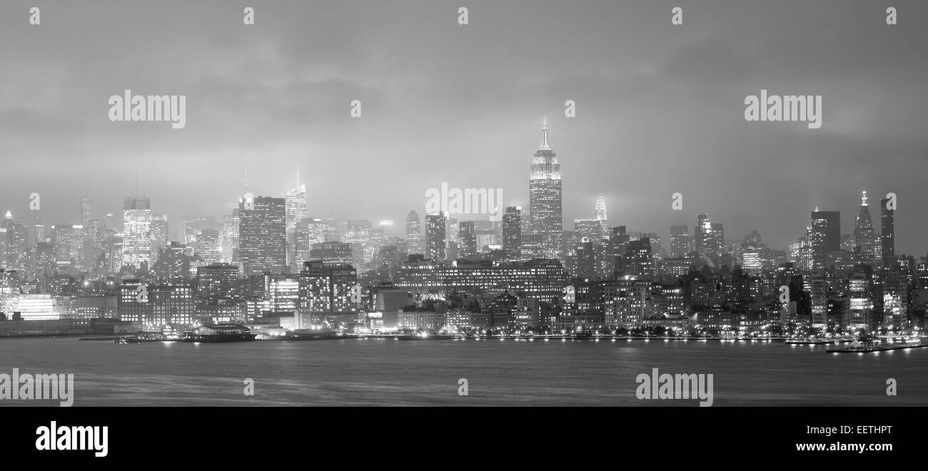 Empire State Building di New York, Mid Town, città Foto Stock