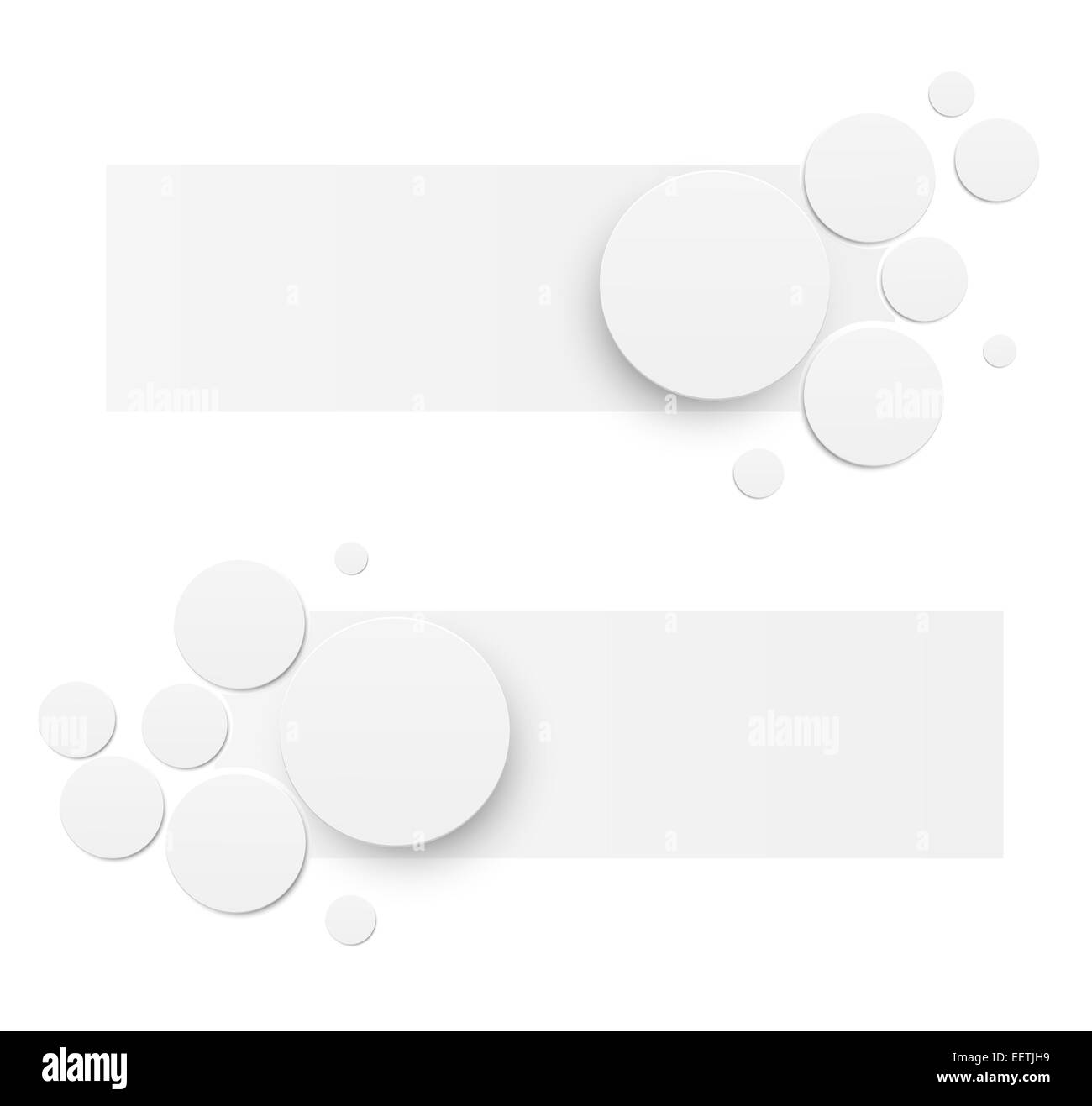 Banner astratto Foto Stock